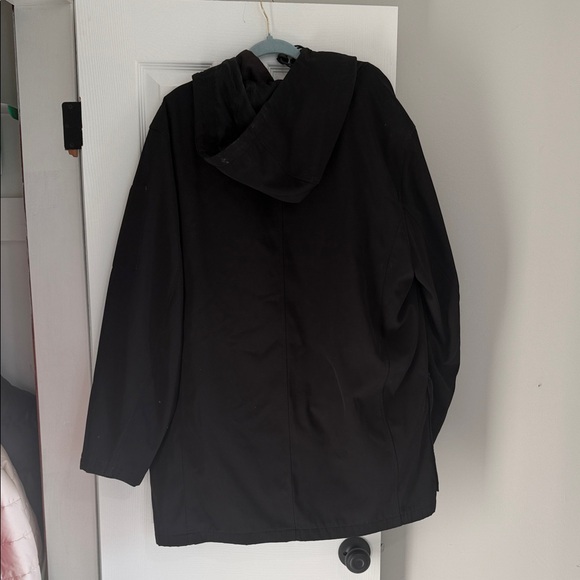 Men's Black Hooded Jacket - Picture 7 of 7